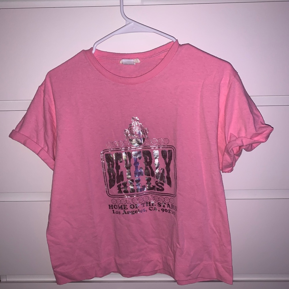 Pink beverly hills shirt from Norstrom!